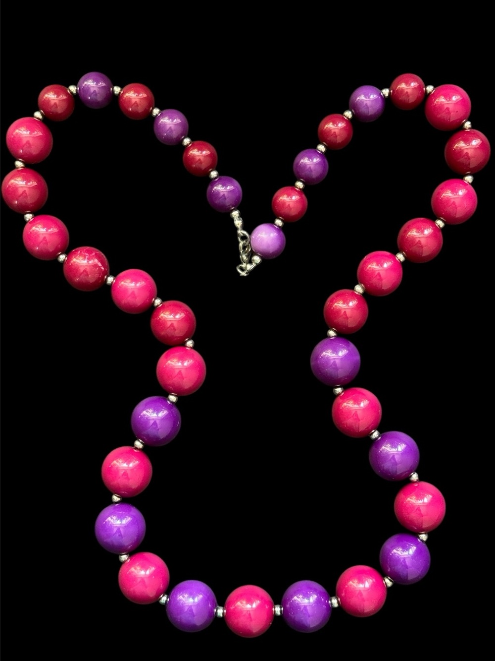 80’s Chunky Vintage Plastic Bead Necklace